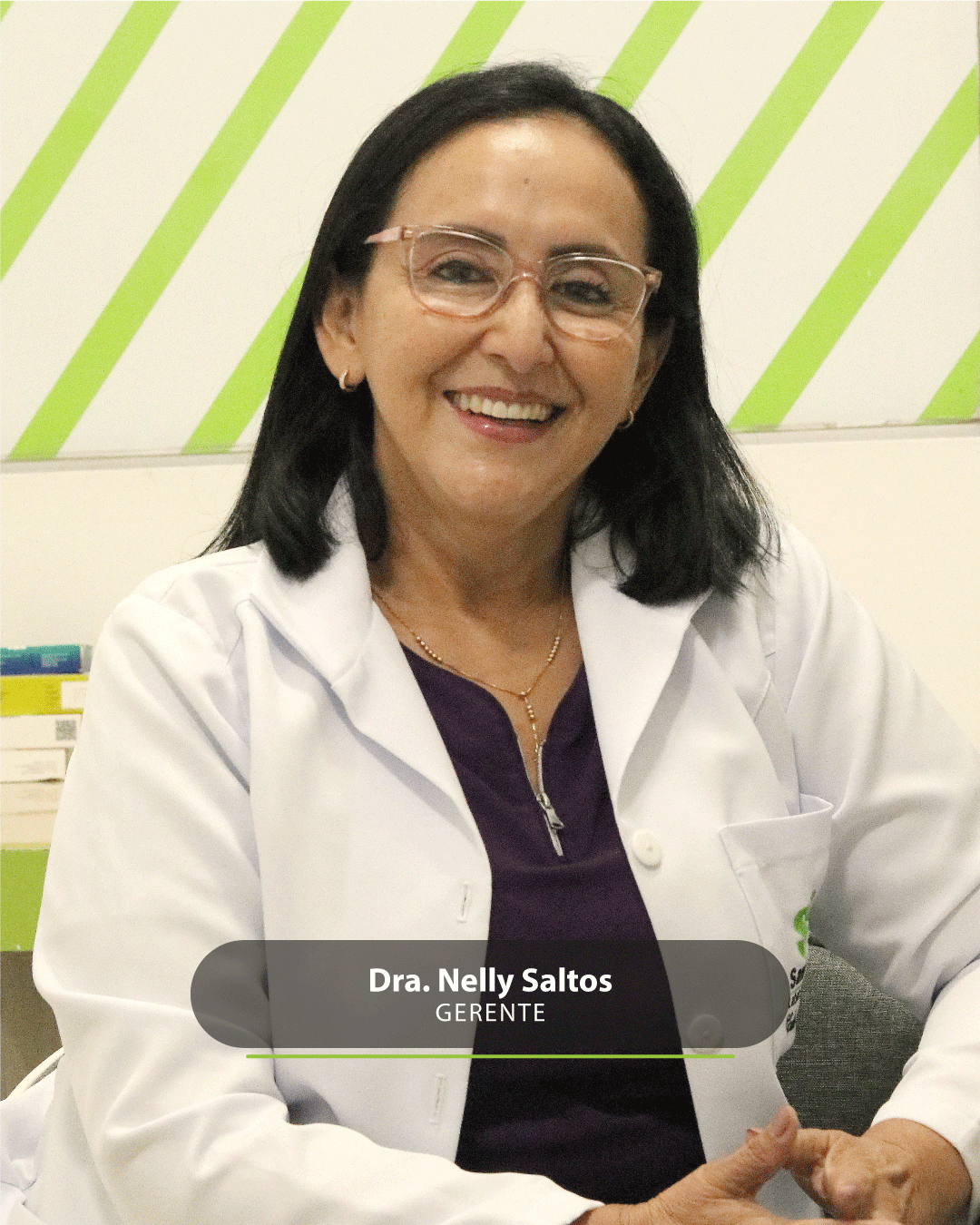 Dra. Nelly Saltos — Gerente