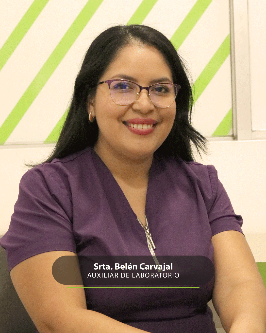 Srta. Belén Carvajal — Auxiliar de Laboratorio